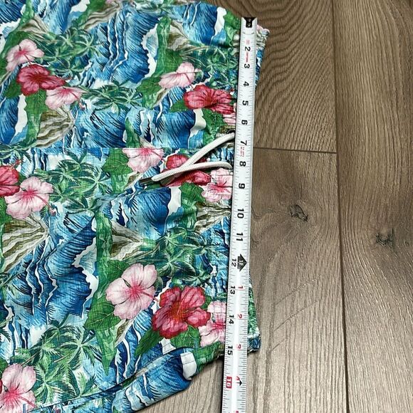 Franks 6” Volcano‎ Oahu Floral Print Lined Swim Shorts Size XL - Picture 7 of 11